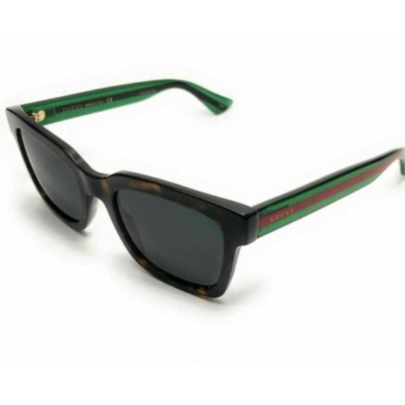 Gucci Men's Havana and Green Sunglasses! - Picture 1 of 3